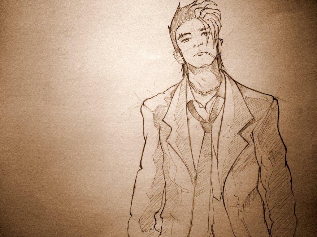 1024x768 Yakuza Guy By Chaos Rain