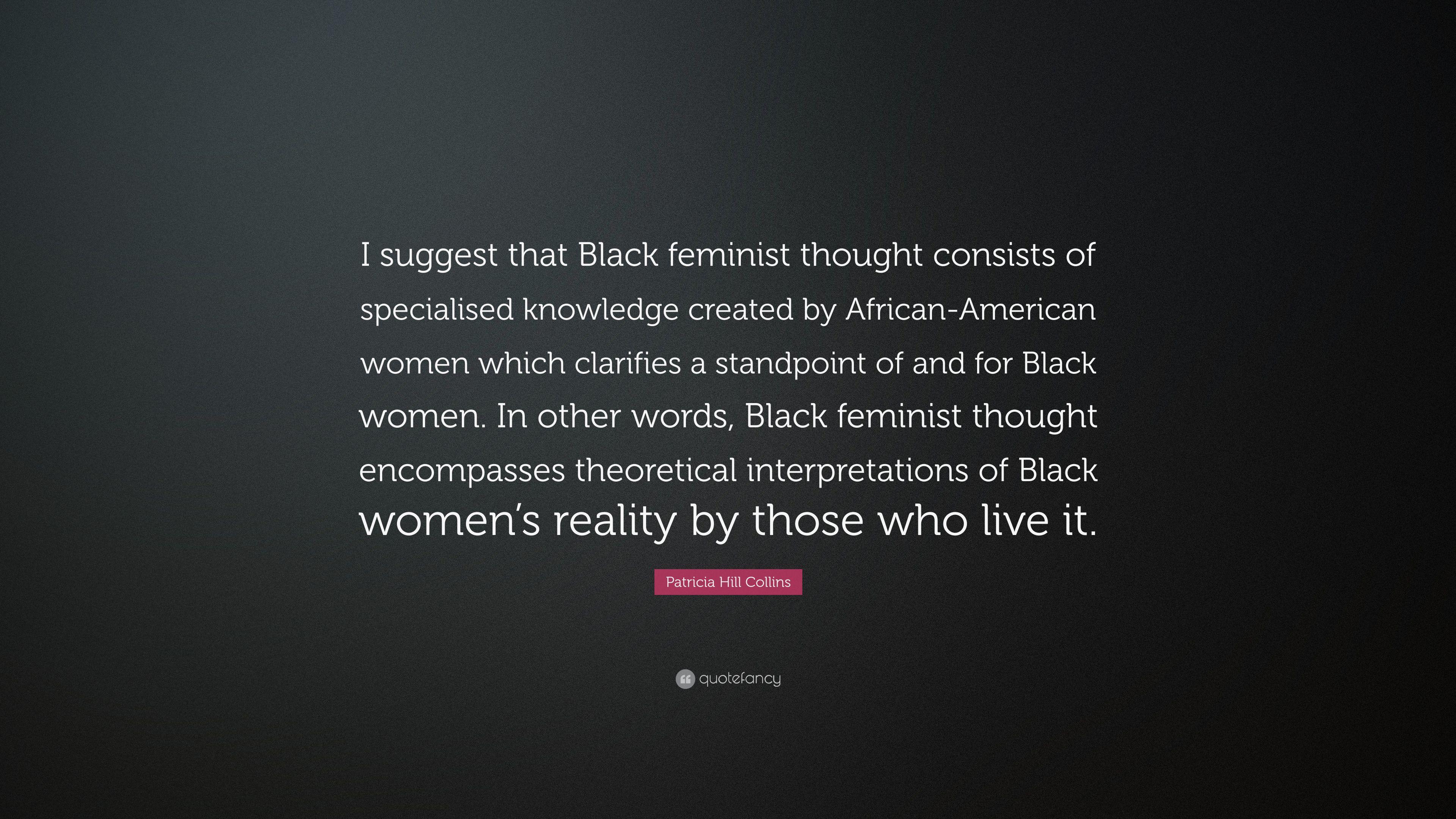 black feminist epistemology patricia hill collins