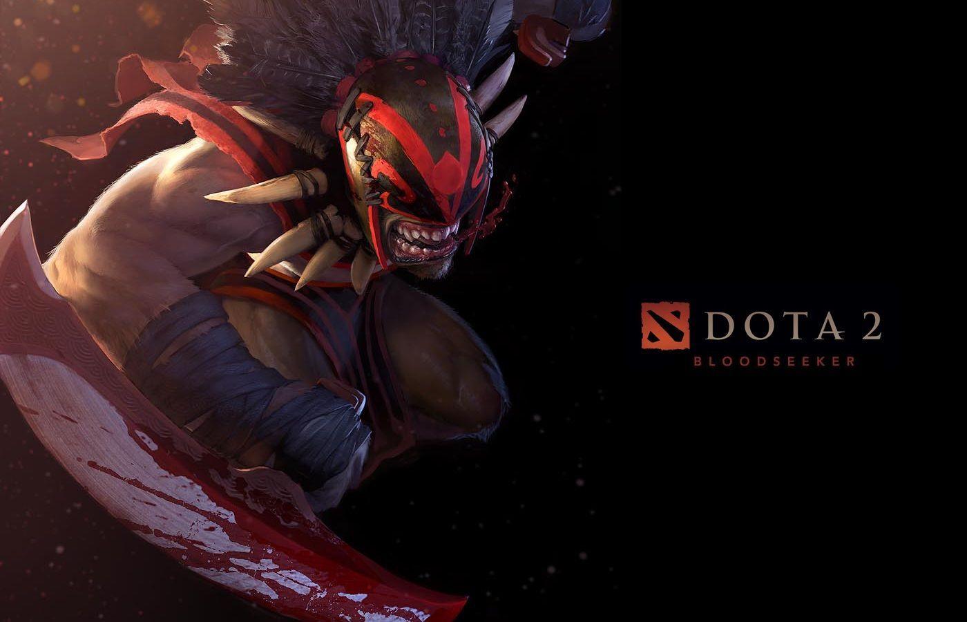 1400x900 YakuZa: Dota 2 BloodSeeker Wallpaper
