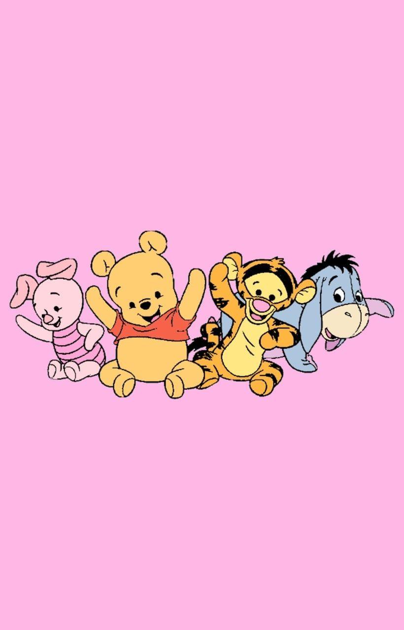 820x1280 Baby Pooh & Friends Lockscreen