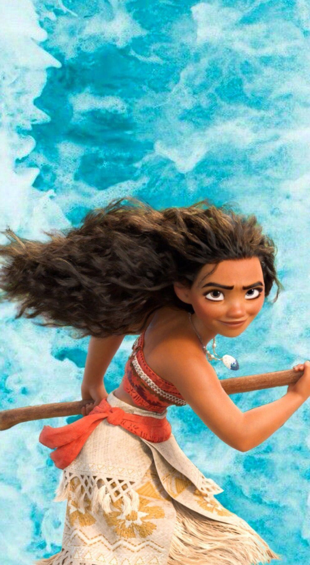 989x1800 Wallpaper Moana 2016 Movies 4k 5k Disney Animation