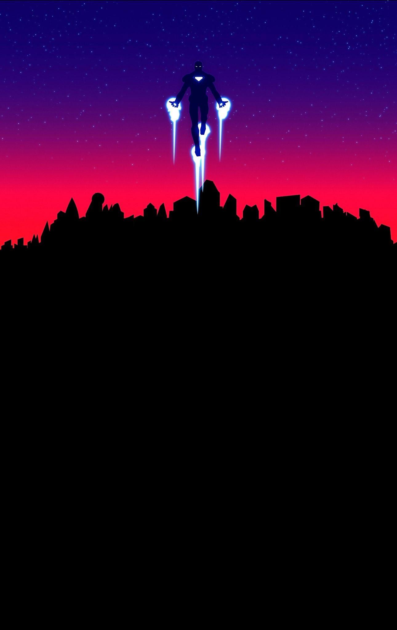 1290x2048 Iron Man OLED Wallpaper