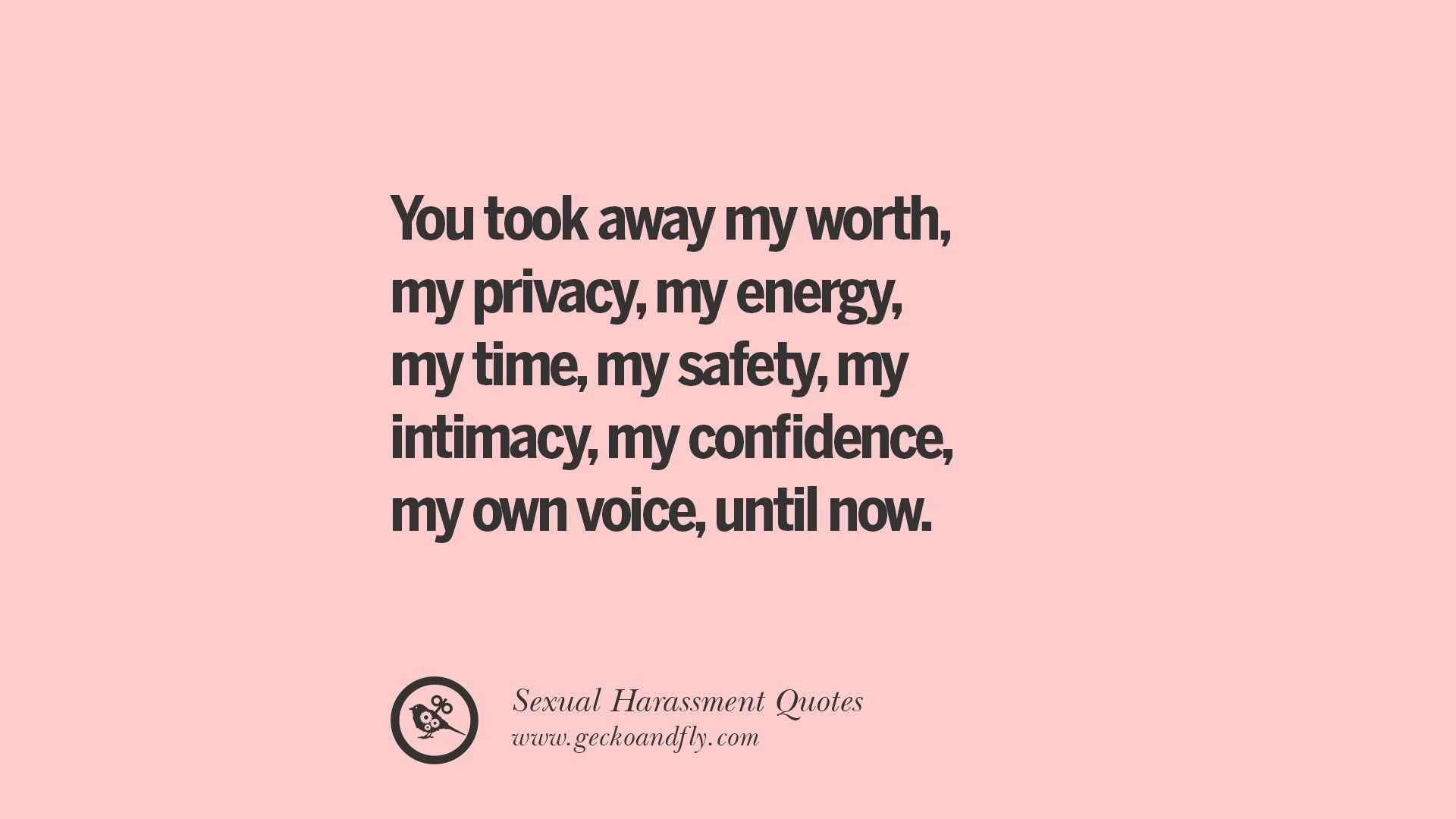 1920x1080 Quotes On Sexual Harassment Out And Standing Up