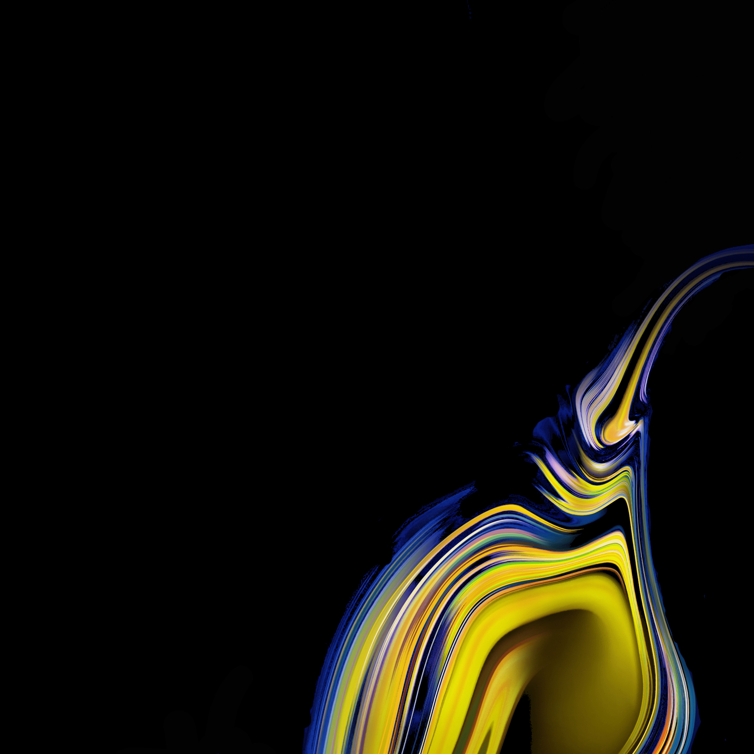 2560x2560 Edited stock note 9 wallpaper [2560x2560]: Amoledbackground