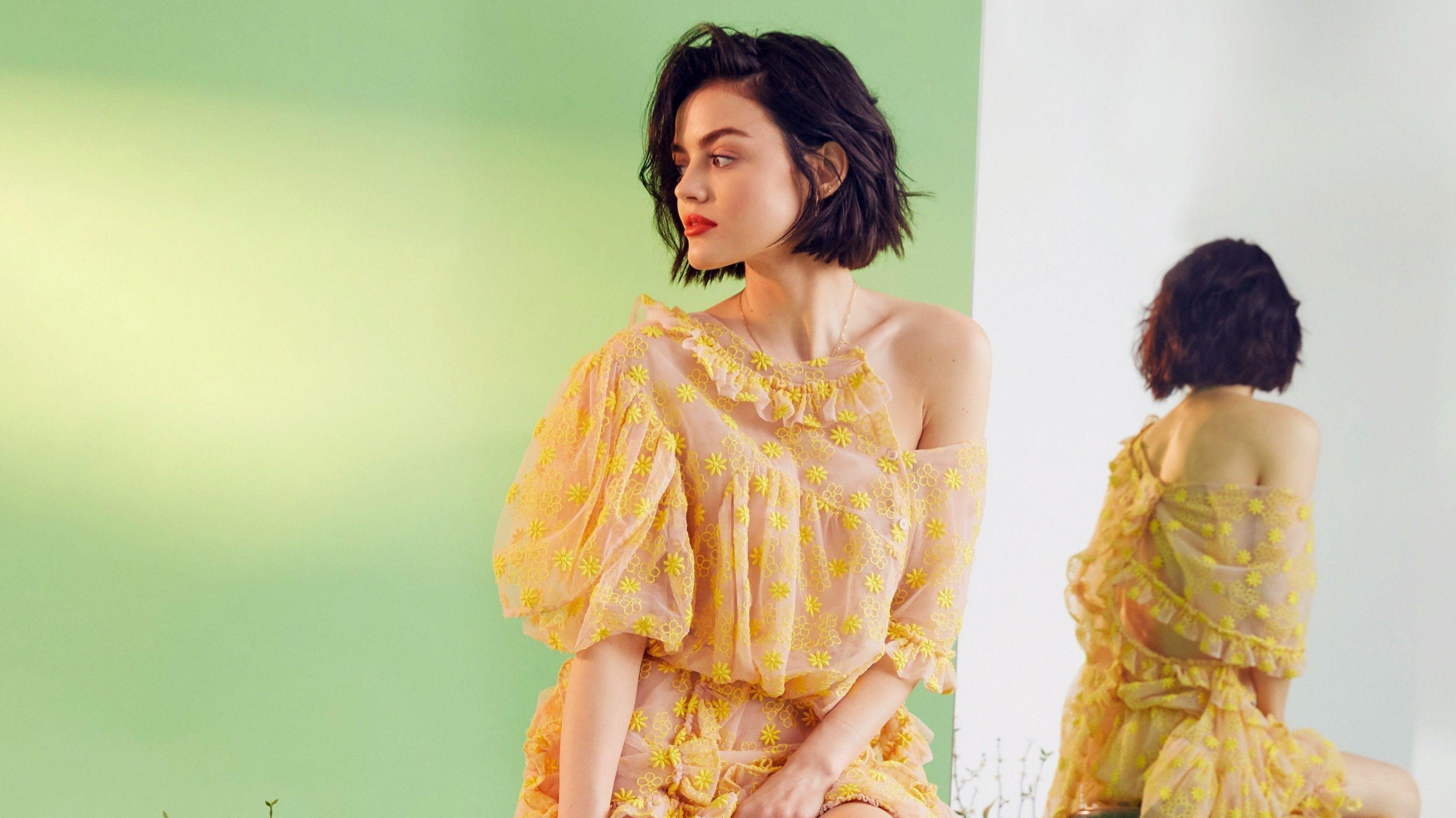 3840x2160 Wallpaper Lucy Hale, beauty, HD, Celebrities