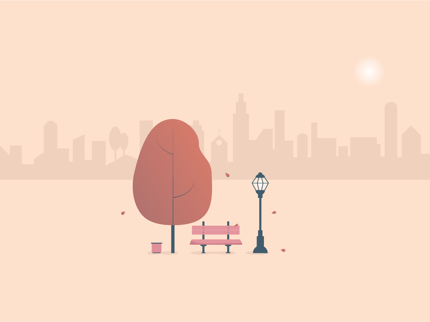 1458x1093 October Wallpaper by Aneta Daniela on Dribbble