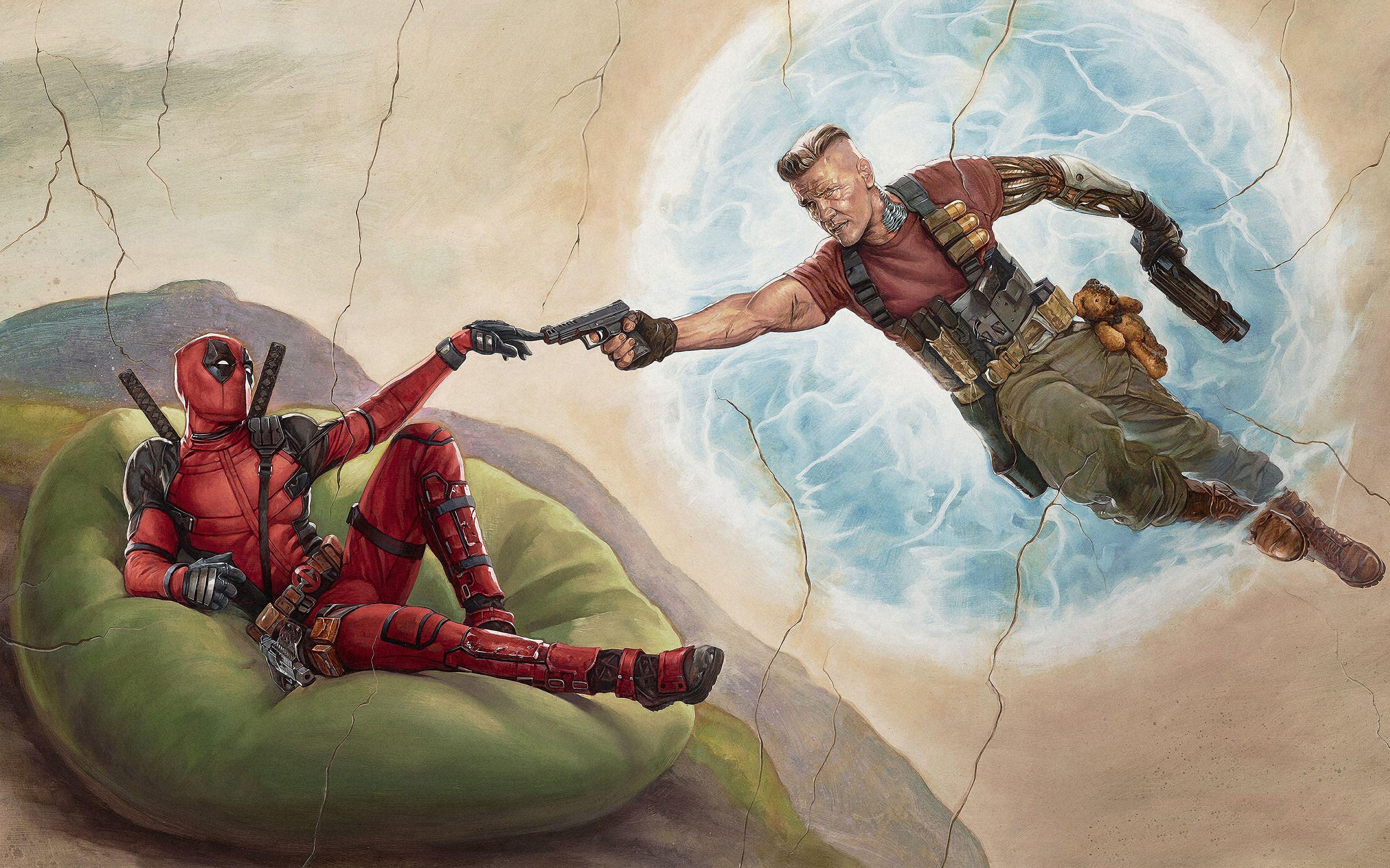 3840x2400 Deadpool 2 Cable Wallpaper