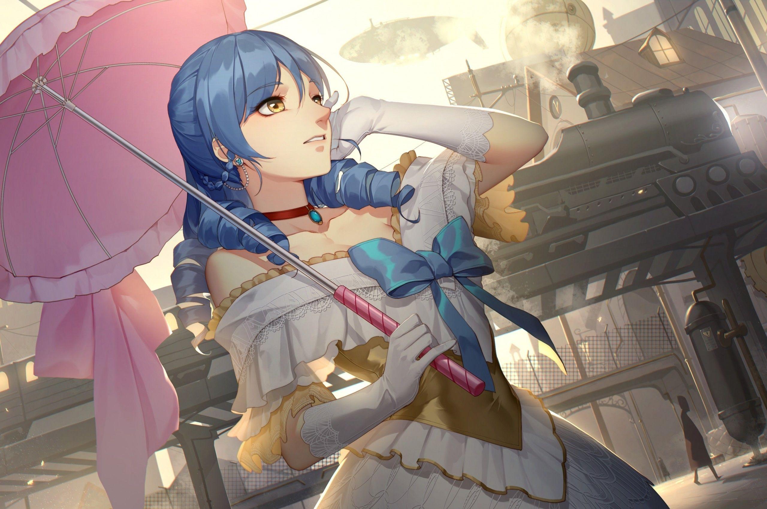 2560x1700 Download 2560x1700 Romantic Saga Of Beauty And Devil, Blue
