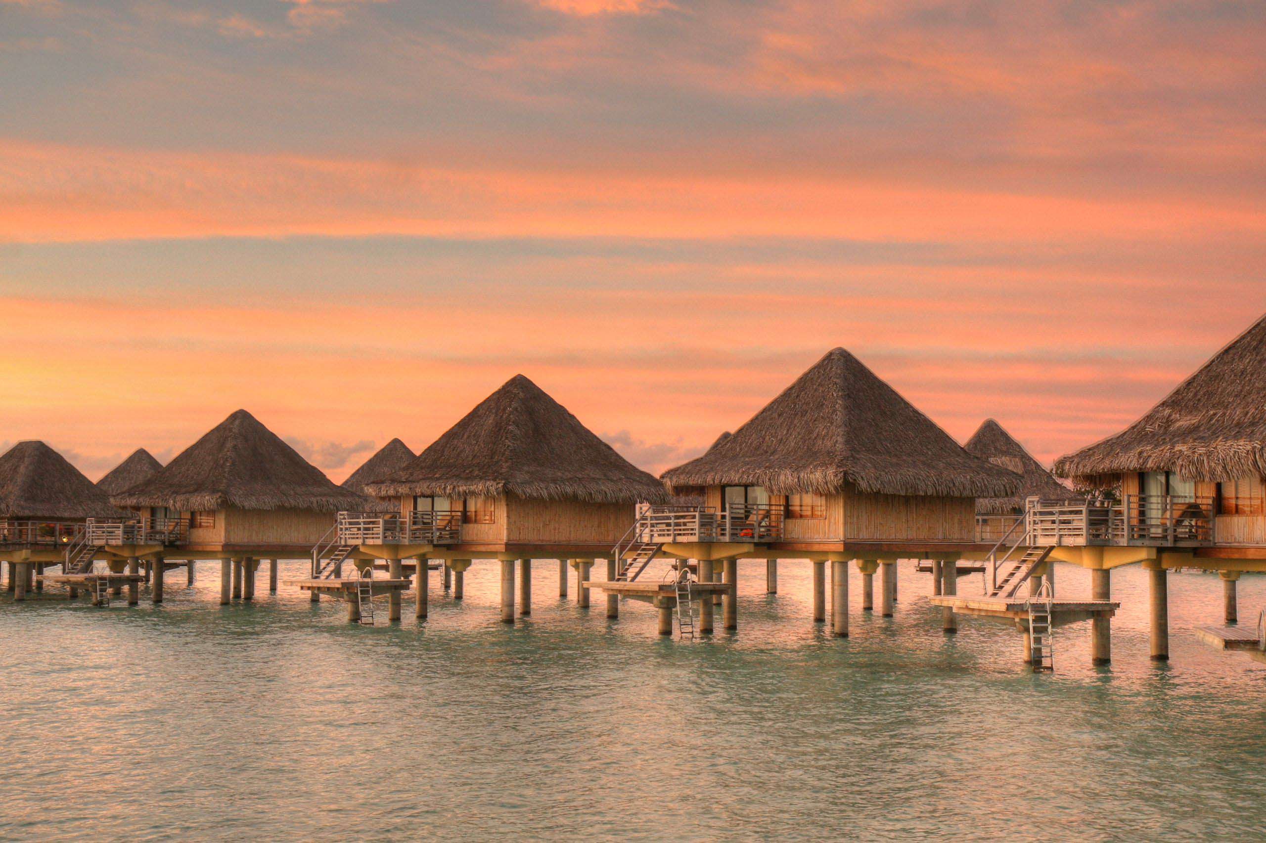 2560x1706 Landscape Bora Bora Sunset Wallpaper 2560x1706 PC Wallpaper