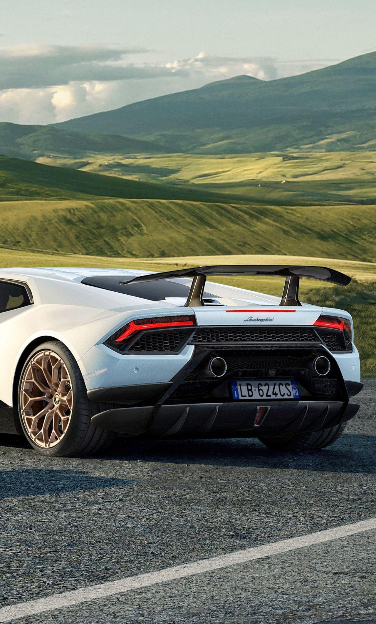 1280x2120 Download Wallpaper Black, Sports Ca, Lamborghini Huracan