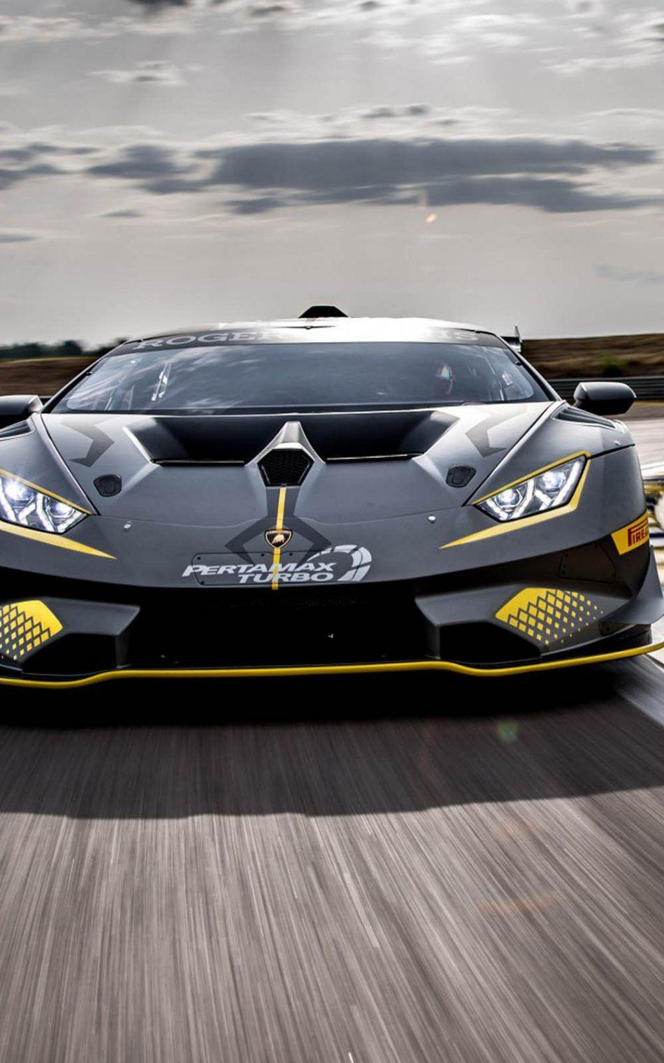 950x1520 Download Black Lamborghini Huracan Super Trofeo Evo Free