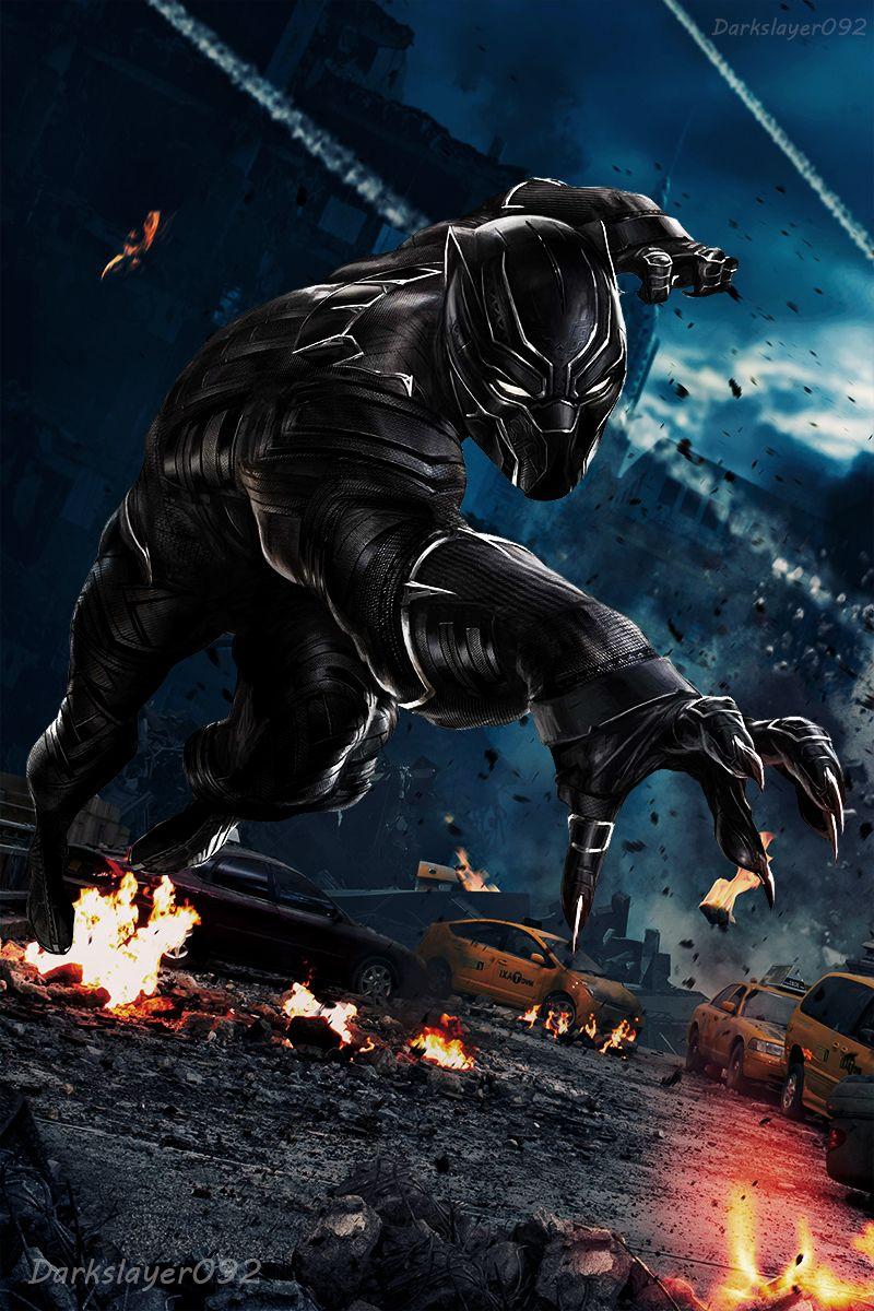 800x1200 Black Panther Marvel Wallpaper