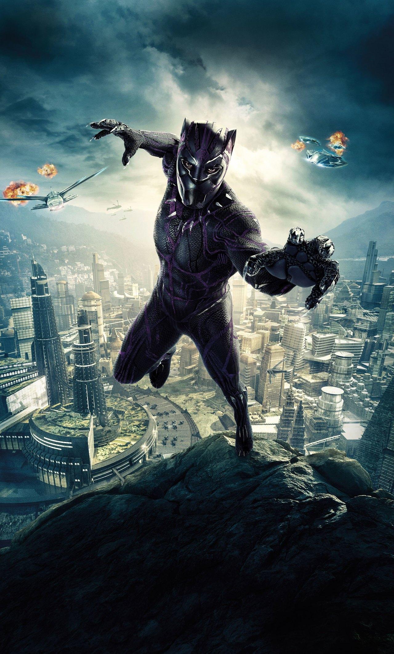 1280x2120 Black Panther HD Wallpaper For iPhone and Android Mobile