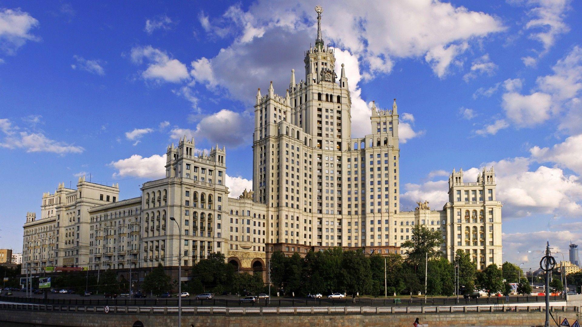1920x1080 Tòa nhà đẹp, kiến ​​trúc, Moscow, Nga - Hình nền HD