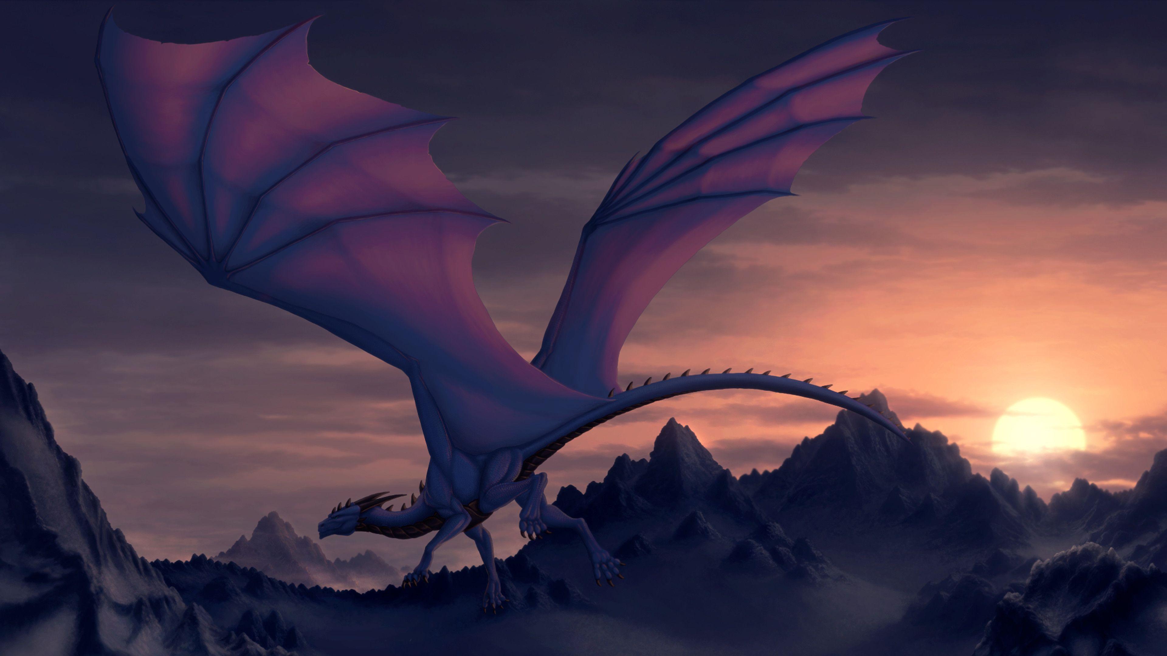 3840x2160 Dragon Background for My Computer