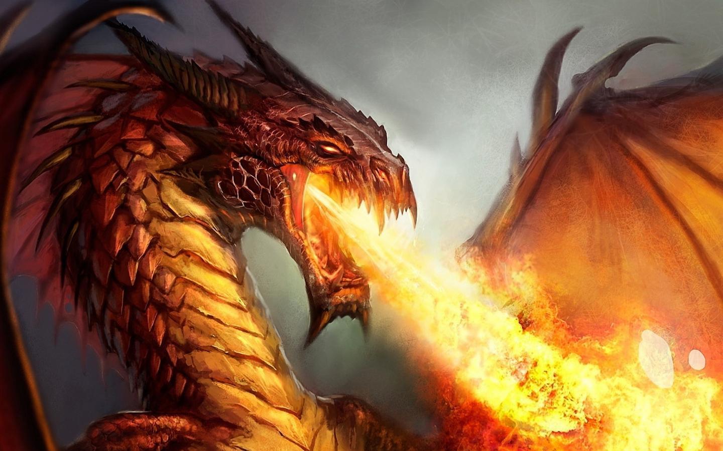 1440x900 Realistic Dragon HD Desktop Wallpaper « Firefox Wallpaper