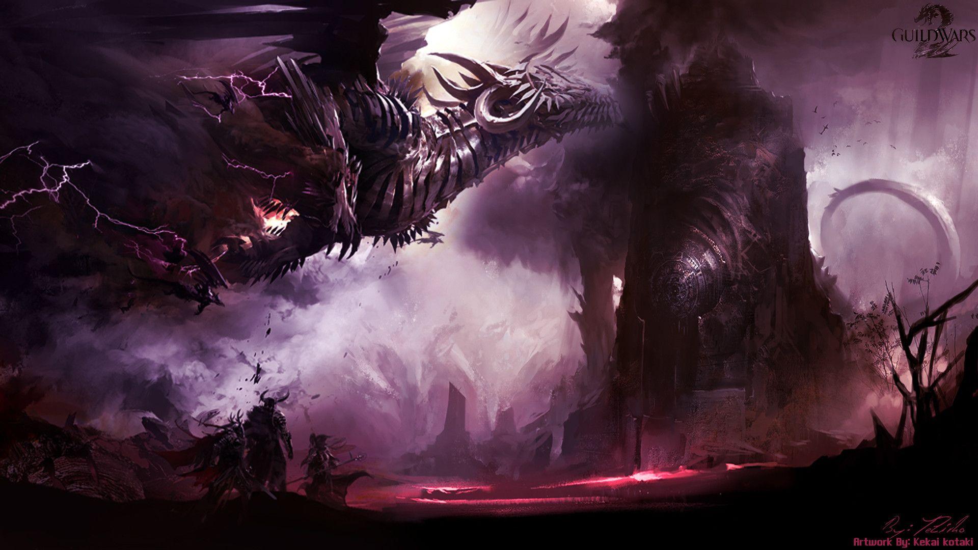 1920x1080 Purple Dragon