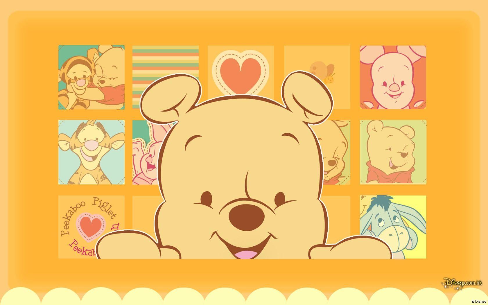 1680x1050 baby. Winnie the Pooh tigger piglet eeyore Wallpaper