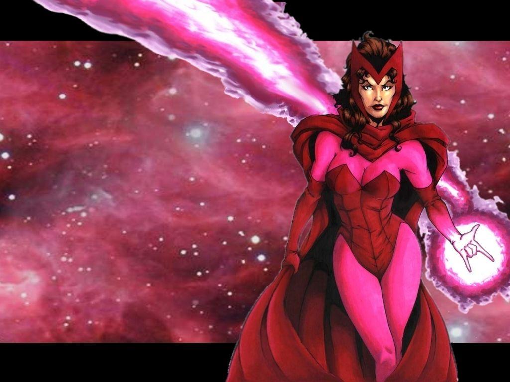 1024x768 scarlet Witch of the X Wallpaper