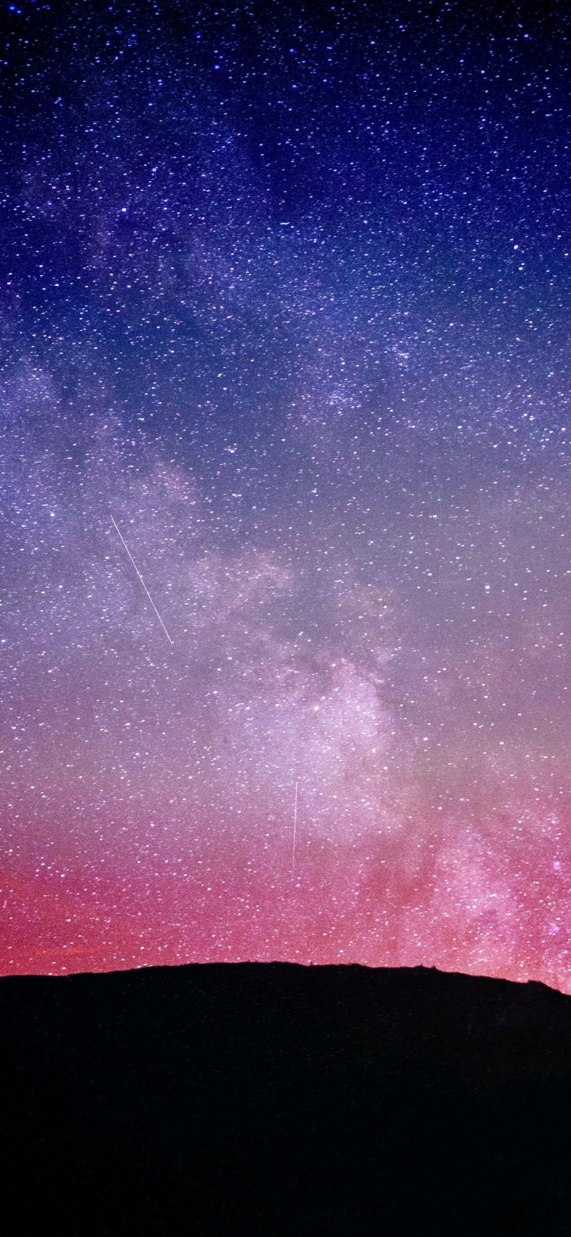 1125x2436 Download 1125x2436 wallpaper night, milky way, sky