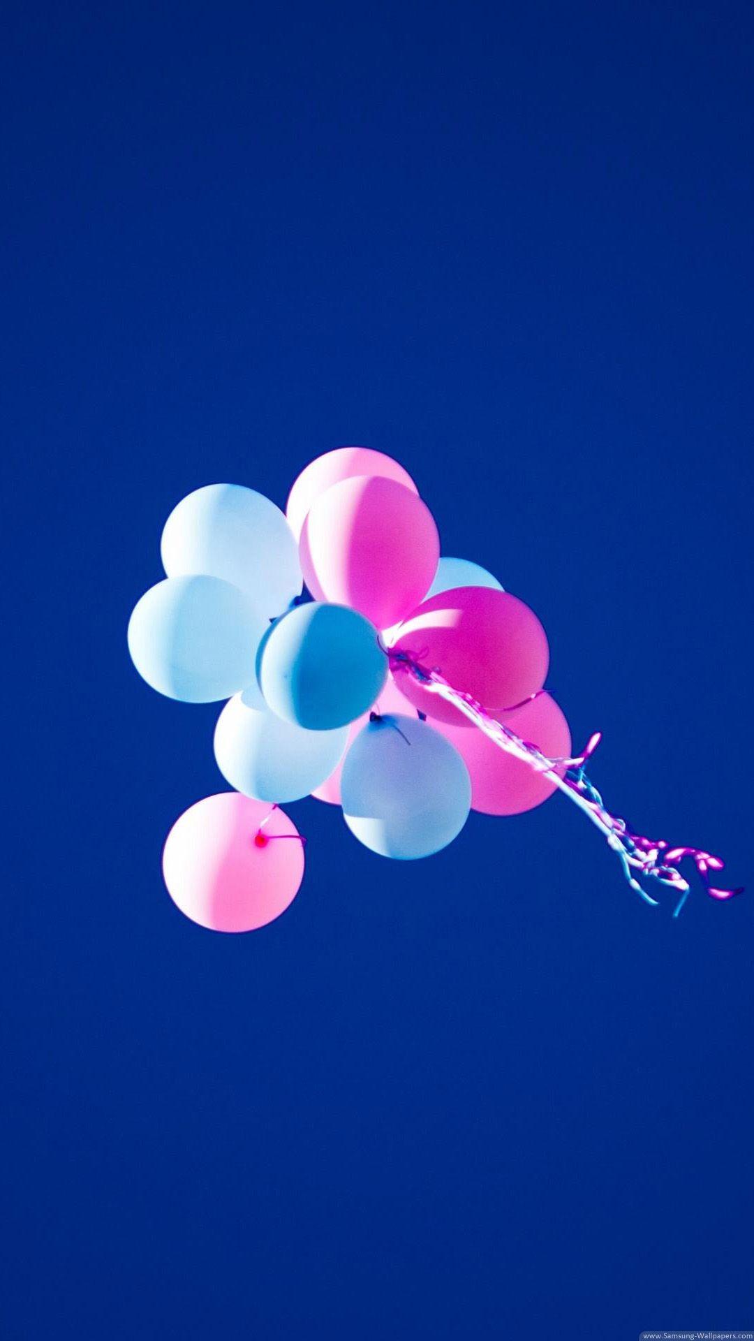 1080x1920 Colorful Balloons Blue Sky iPhone 8 Wallpaper Free Download