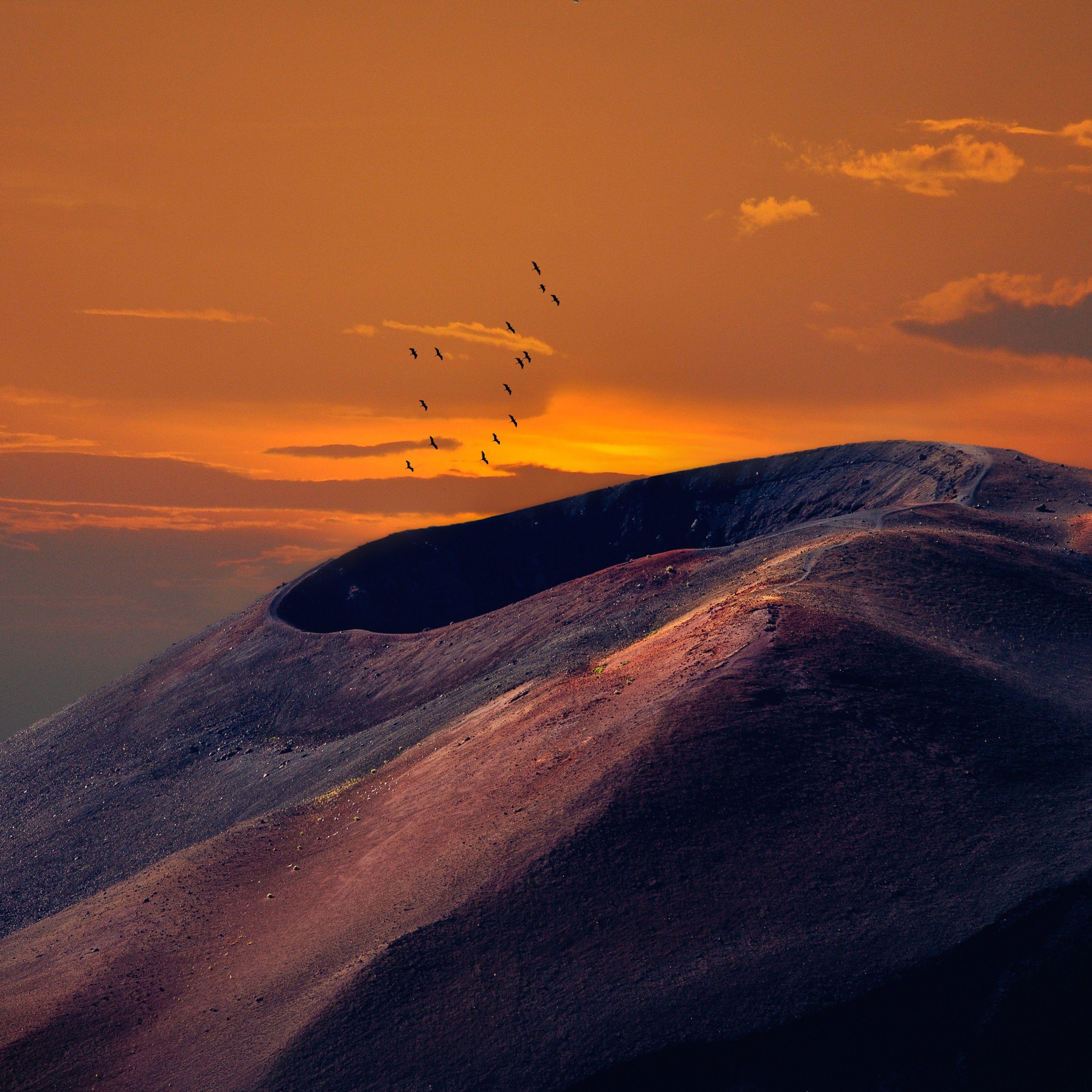 2932x2932 Volcanic Landscape 8k iPad Pro Retina Display HD