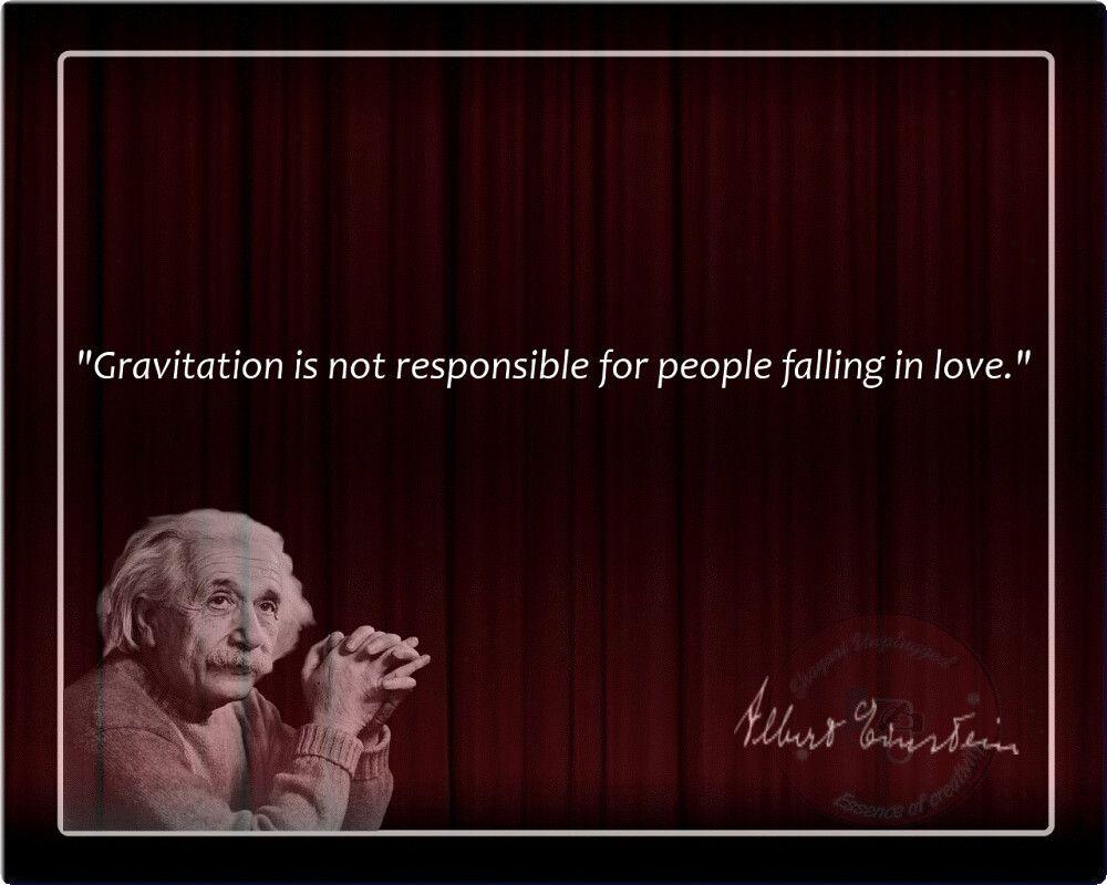 1000x800 Albert Einstein Quotes Wallpaper. Gravitation is not resp
