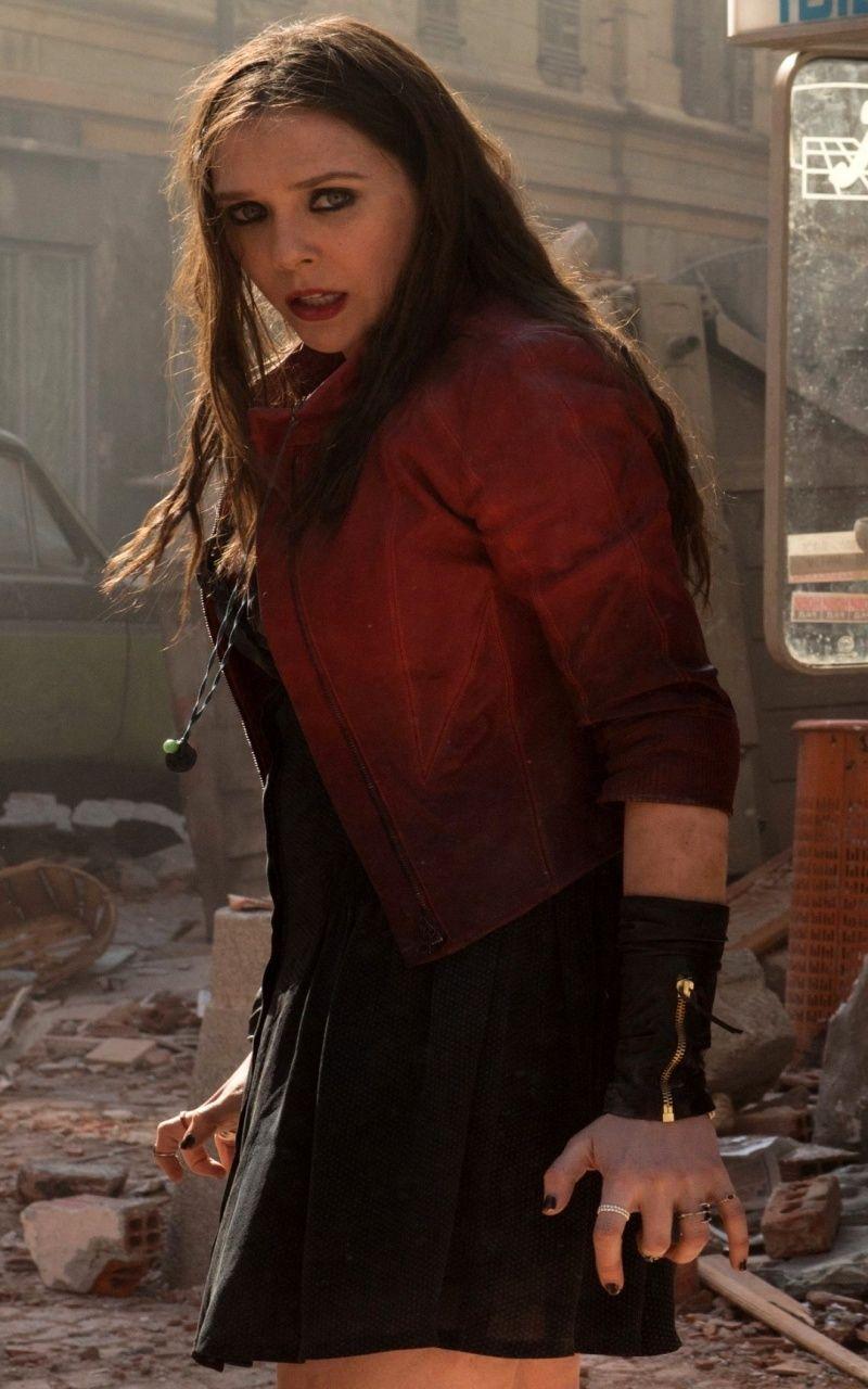 800x1280 Elizabeth Olsen Scarlet Witch Wallpaper