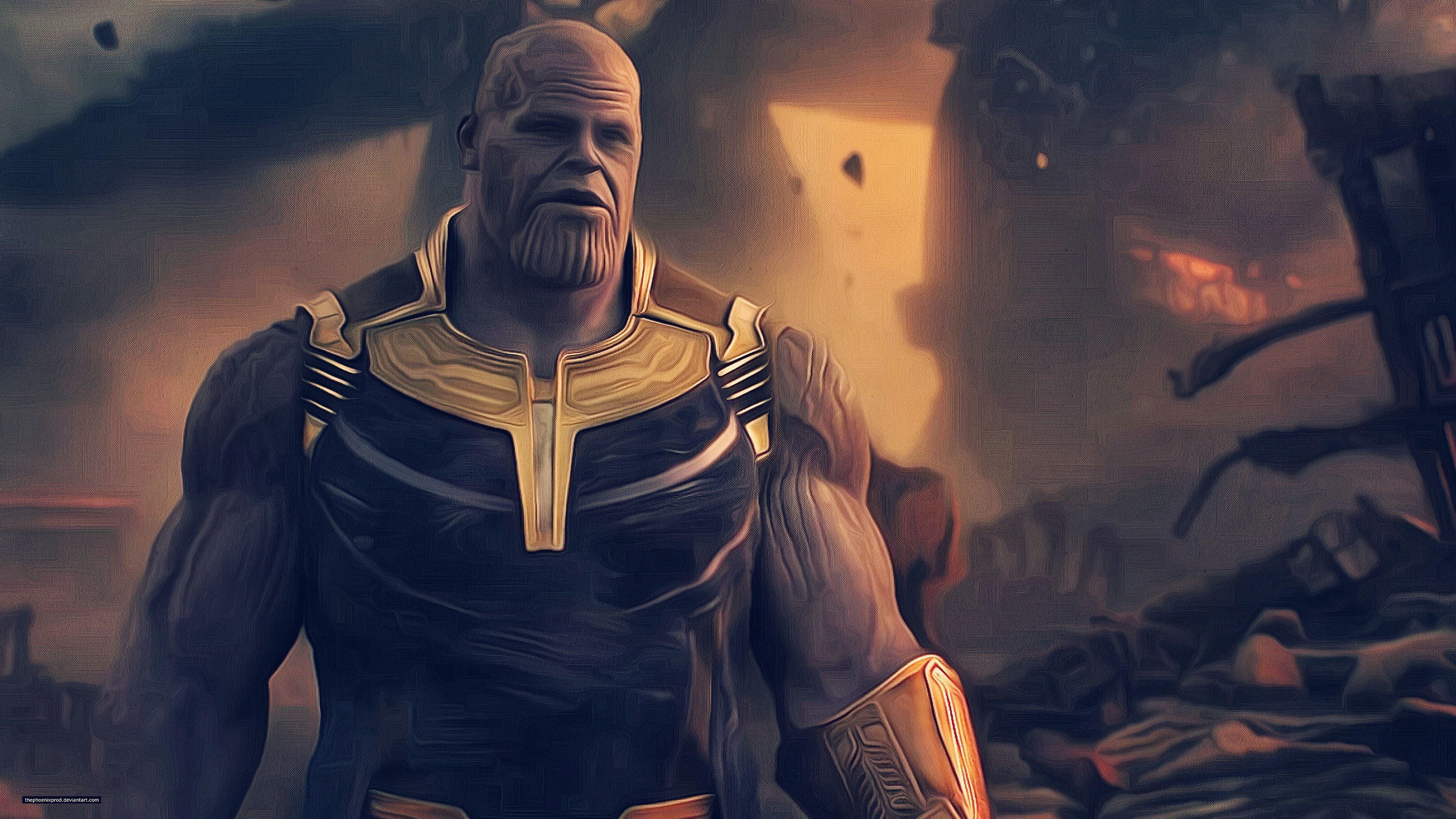 3840x2160 Thanos Avengers: Infinity War 4K Thanos, Avengers Infinity