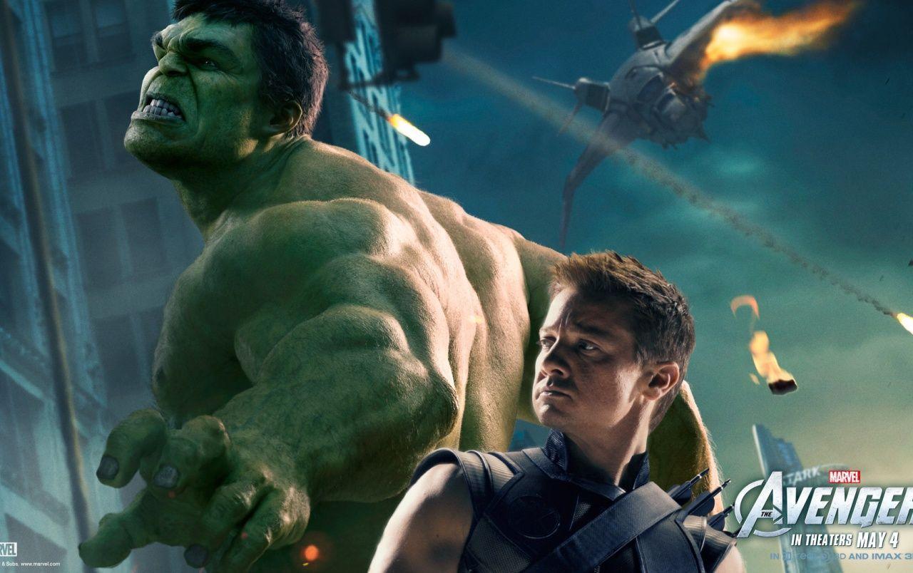 1280x804 Hawkeye and The Hulk wallpaper. Hawkeye and The Hulk stock