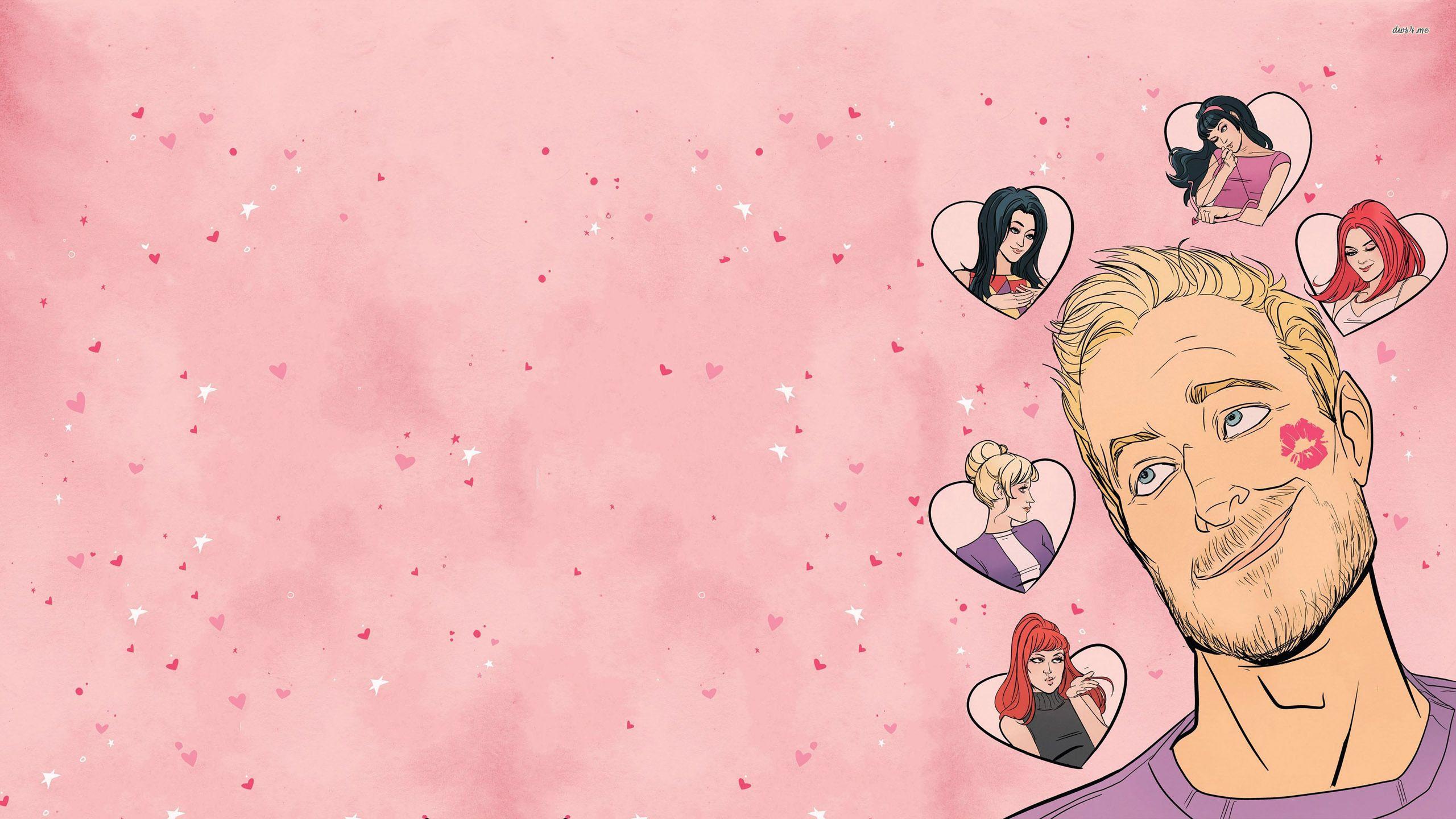 2560x1440 Hawkeye in love wallpaper wallpaper
