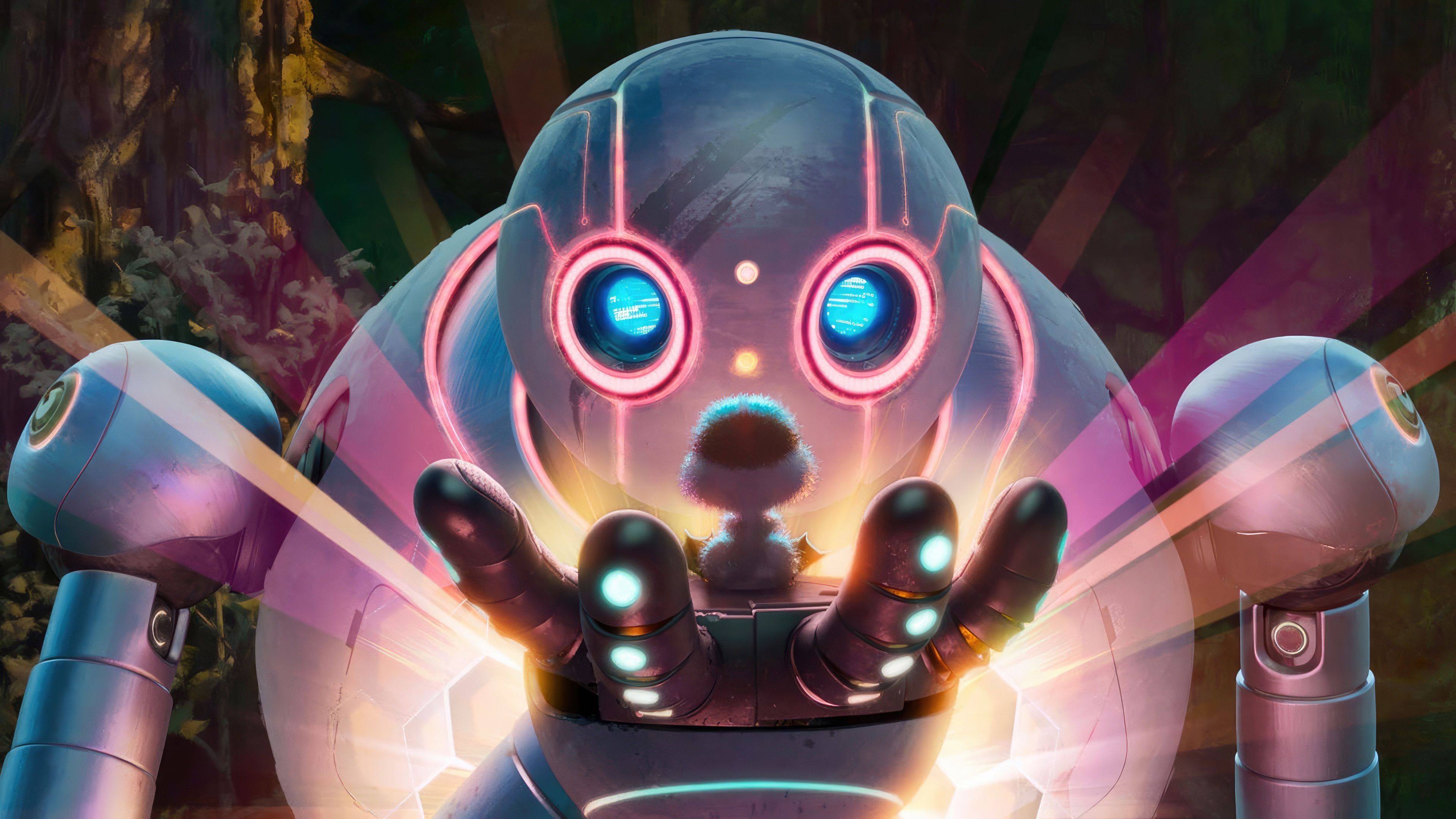 3840x2161 The Wild Robot Movie HD Desktop Wallpaper