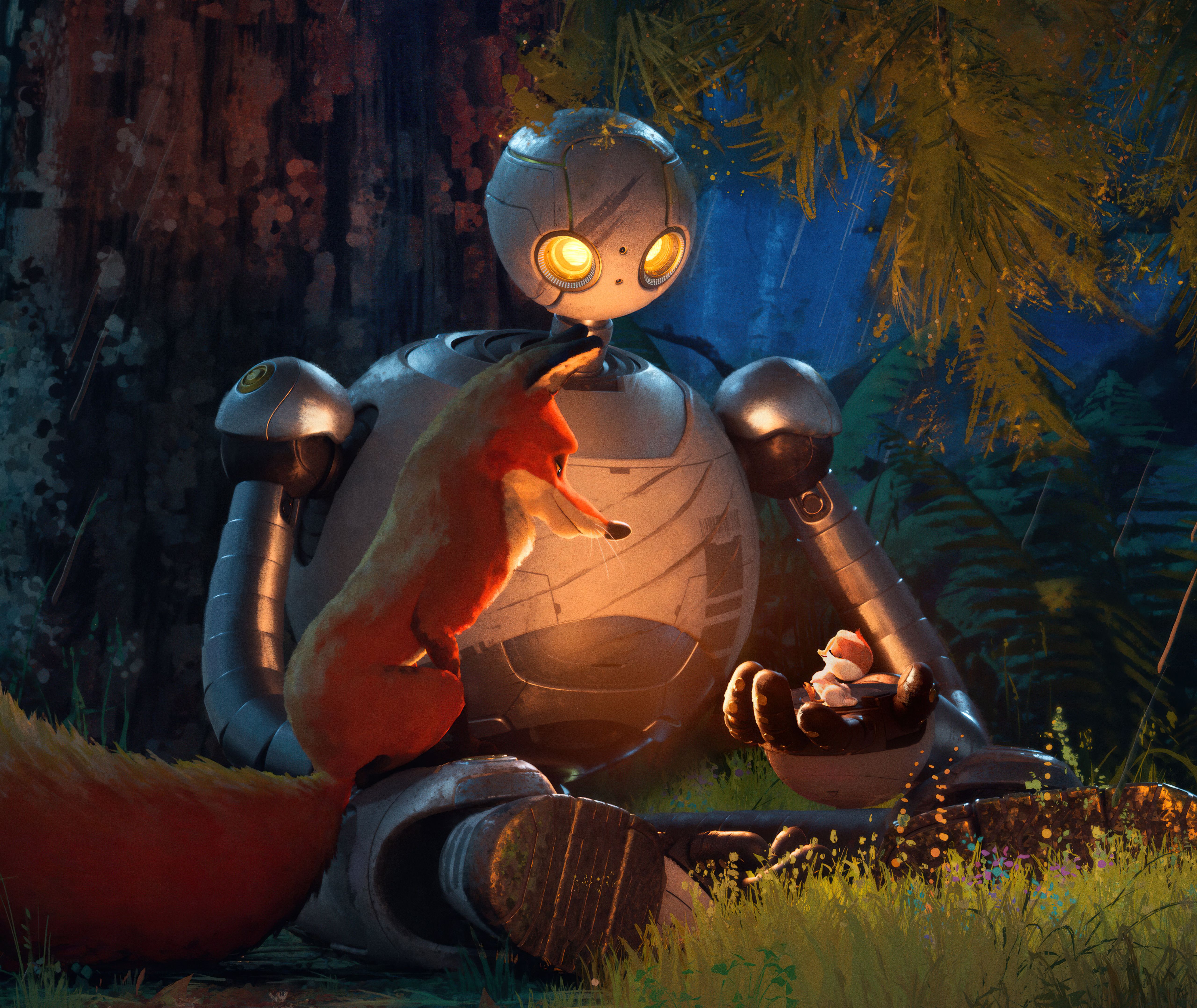 5120x4312 The Wild Robot 4K Ultra HD Wallpaper