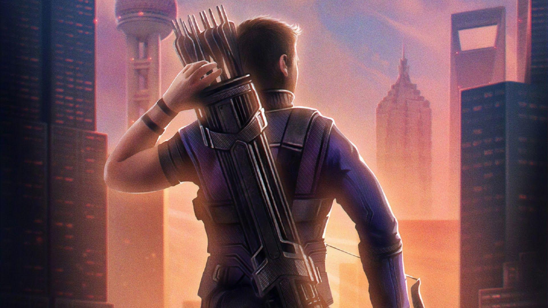 1920x1080 Avengers: Endgame Hawkeye 4K Wallpaper