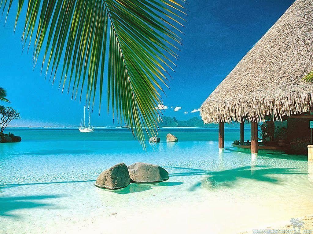 Tahiti Beach Desktop Wallpapers Top Free Tahiti Beach Desktop Backgrounds Wallpaperaccess