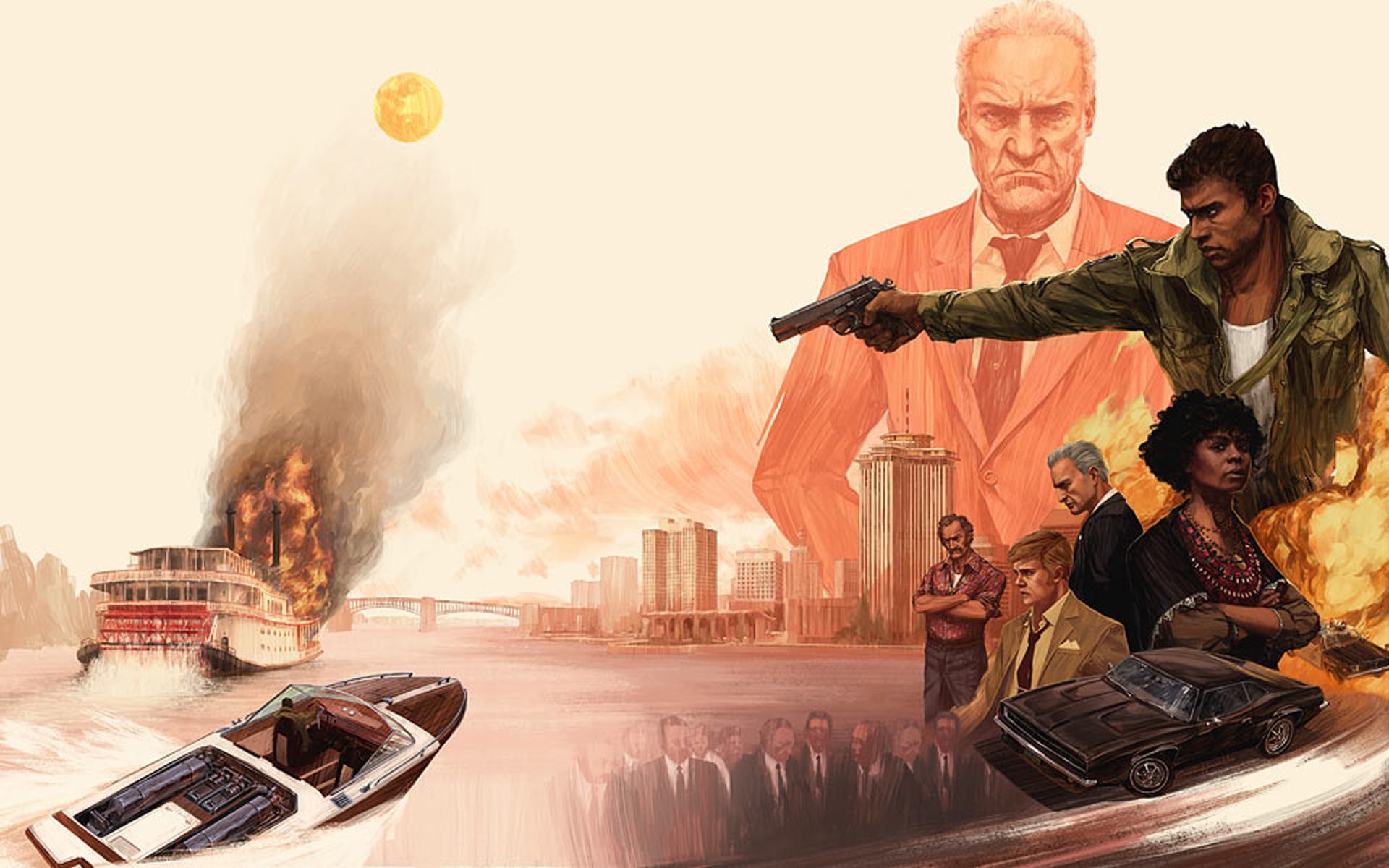 1920x1200 Mafia III Artwork