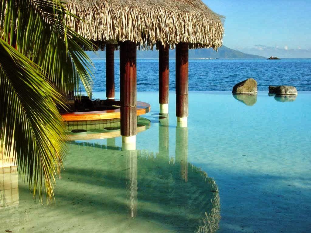 1024x768 Top HD Wallpaper: Tahiti Wallpaper