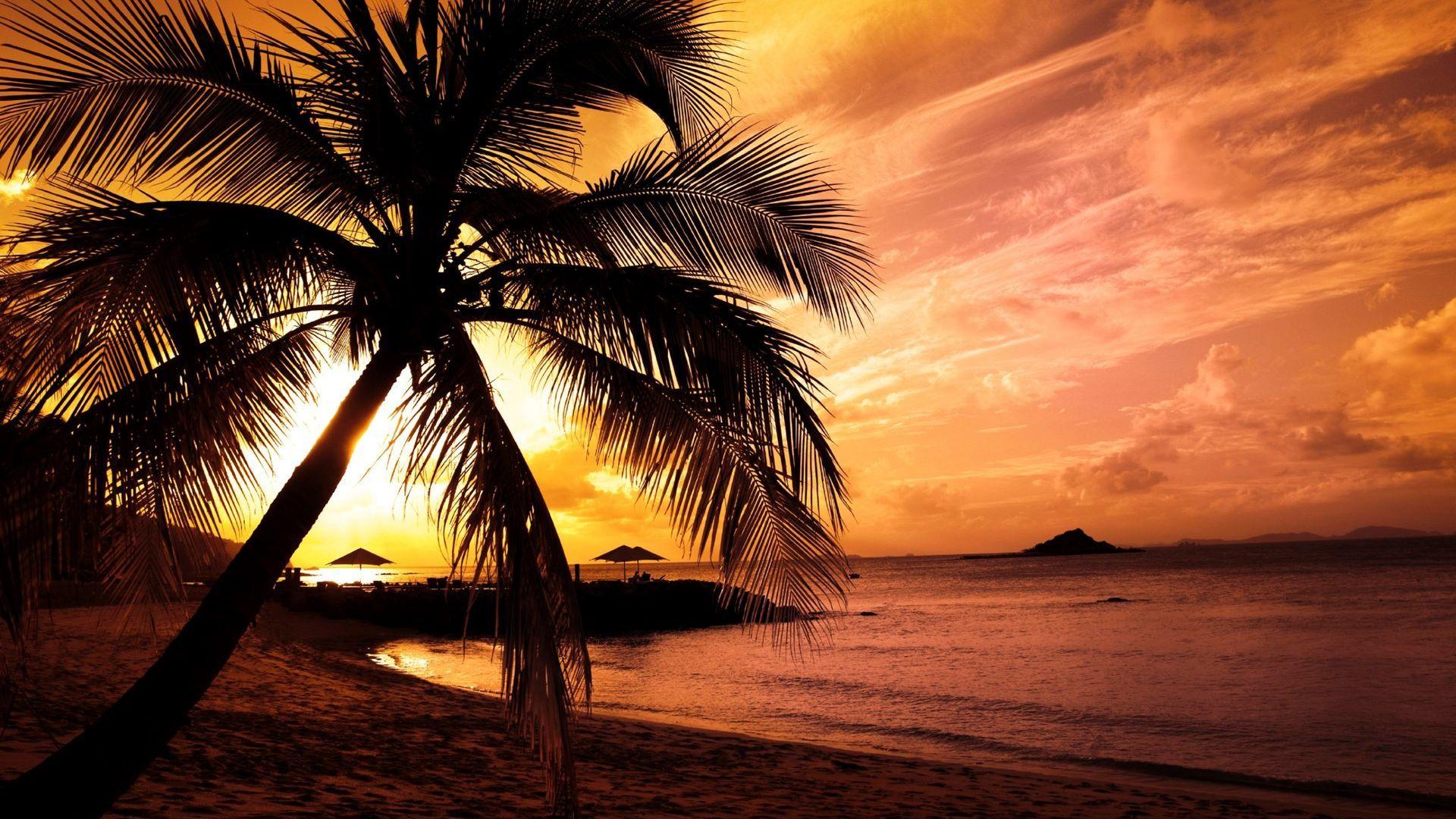 1920x1080 Beach Sunset Wallpaper Beach At Night, HD