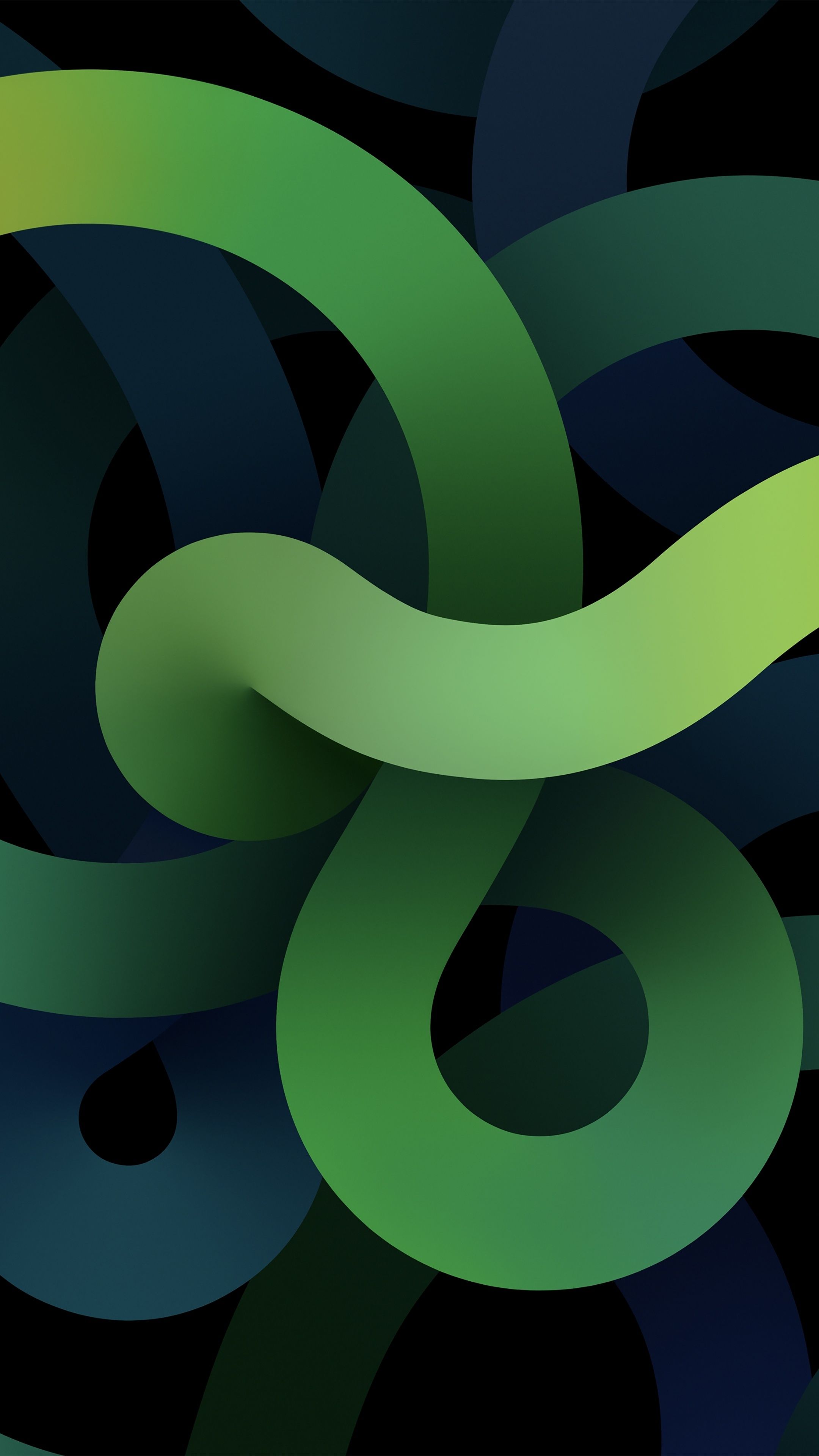 2160x3840 iPadOS 14 Wallpaper 4K, Green, iPad Air