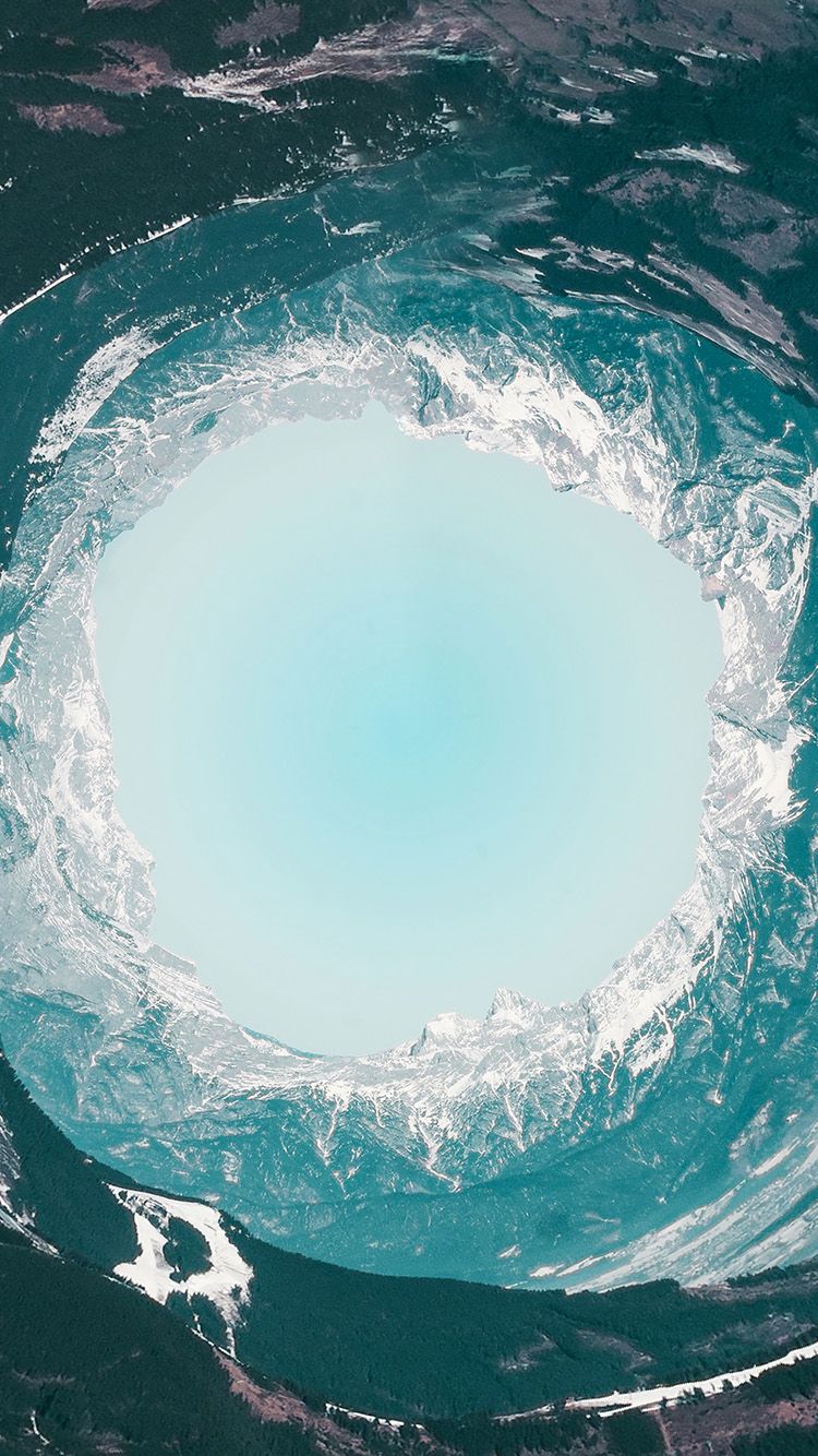 750x1334 Pattern Background Mountain Circle