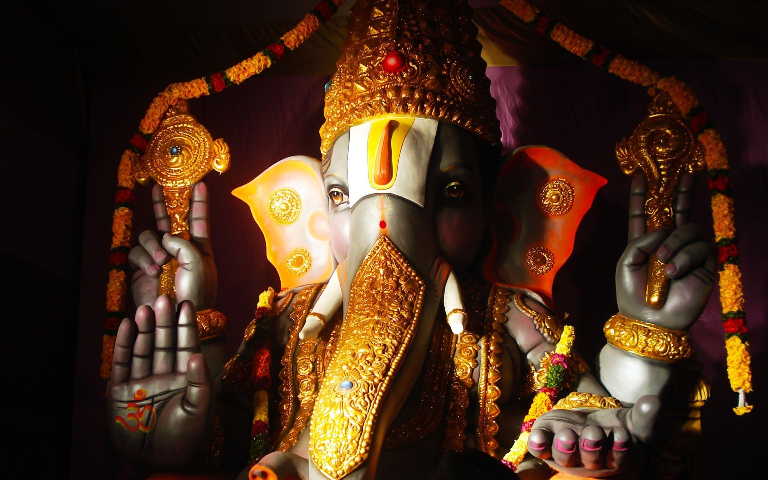 2560x1600 Lord Ganesha Ganapati Vinayaka Hindu God HD 2017 hình nền 4k.  Chúa ganesha, các vị thần Hindu, hình ảnh Ganesha