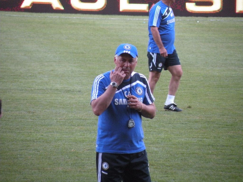 1024x768 Carlo Ancelotti Manager of Chelsea FC