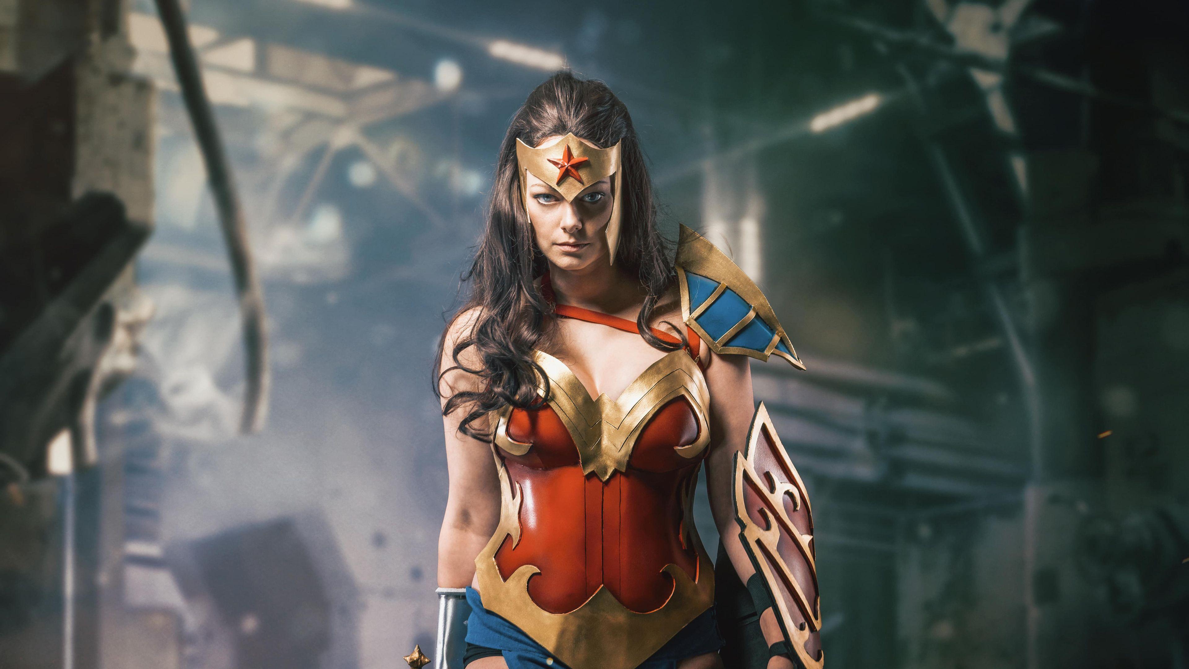 3840x2160 Wallpaper 4k Wonder Woman Cosplay 4k 4k Wallpaper, 5k