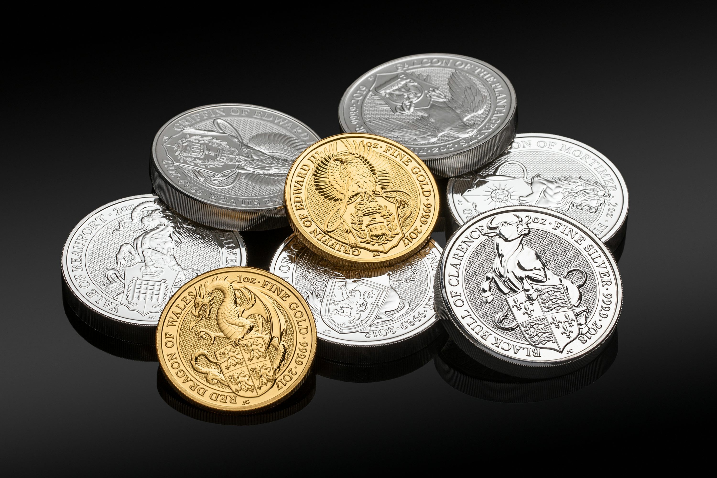 3000x2000 Silver Coins Picture. Download Free