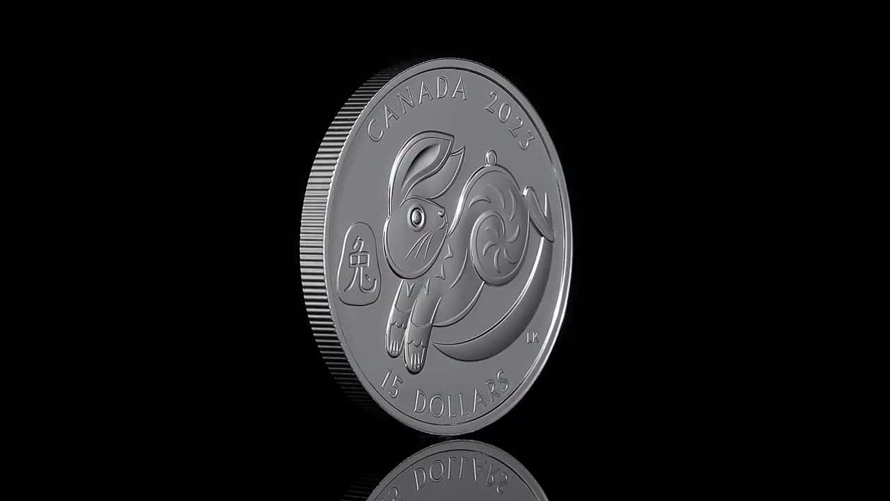 1280x720 Download Pure Silver Coin Wallpaper