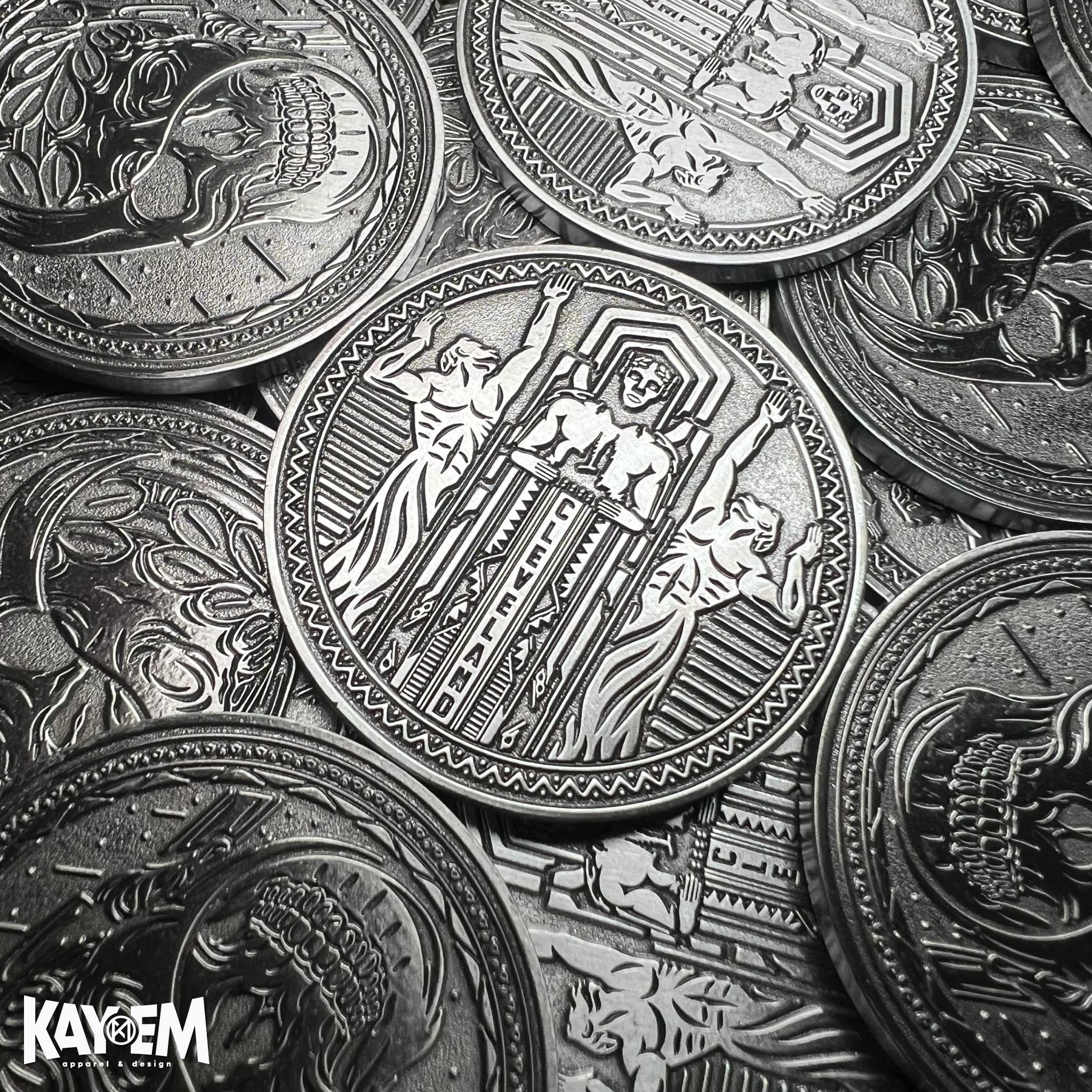 2048x2048 Skull Guardian Silver Coin