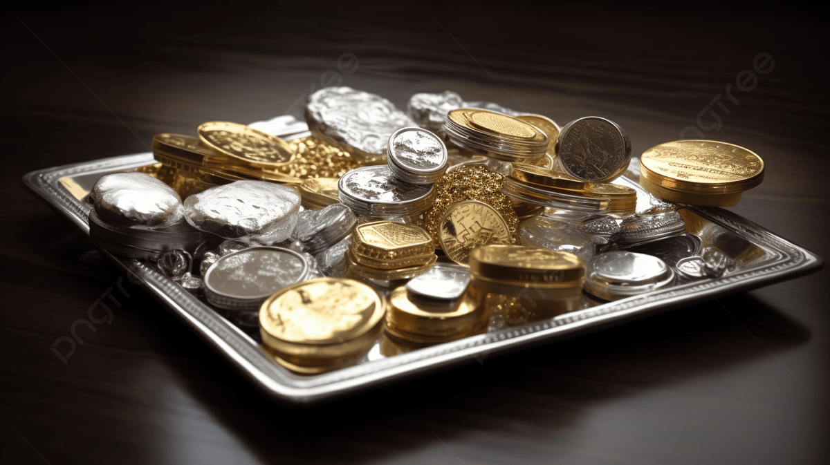 1200x673 Gold, Silver Background Image