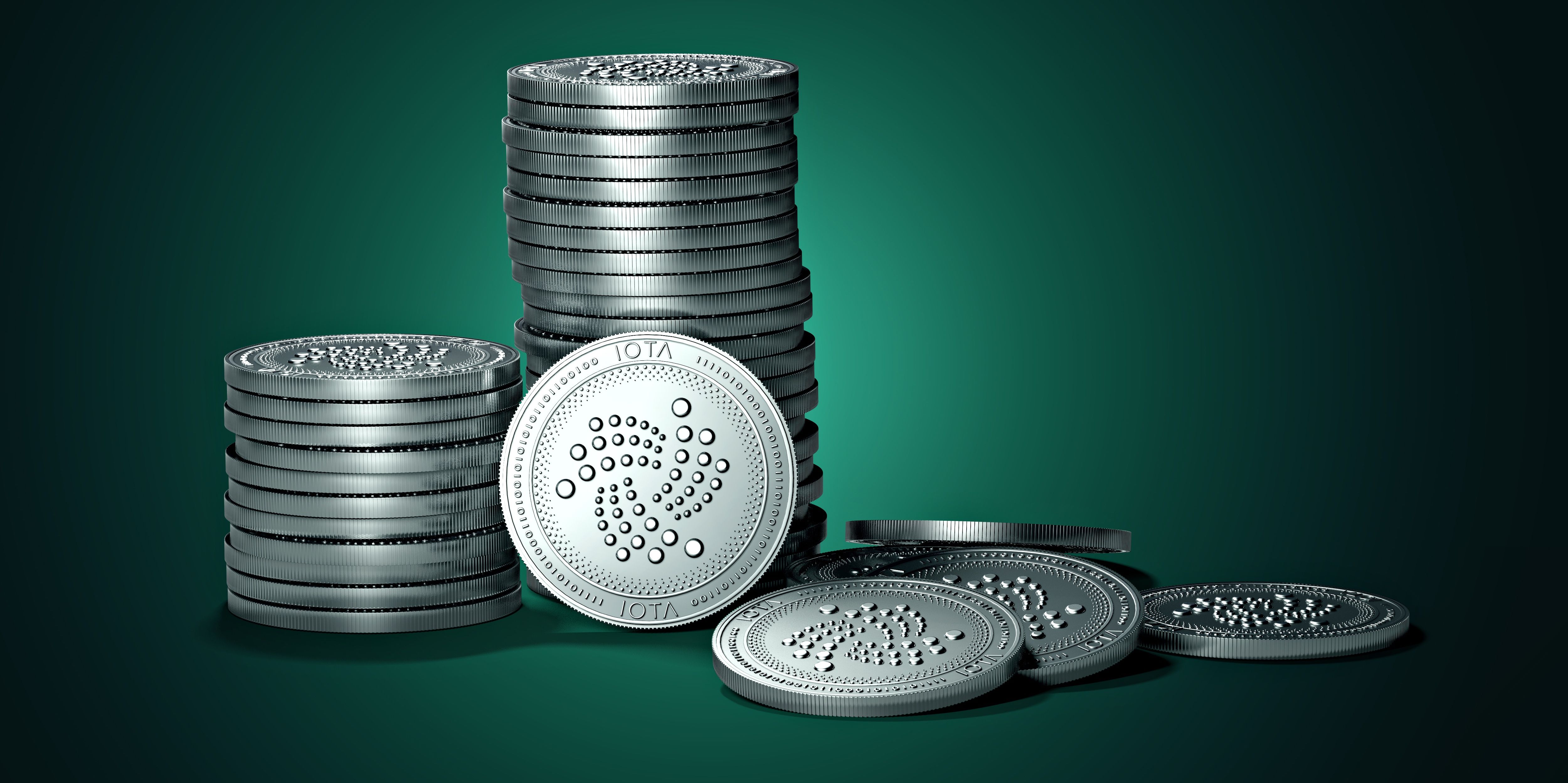 5000x2496 Download IOTA (Cryptocurrency) Coin