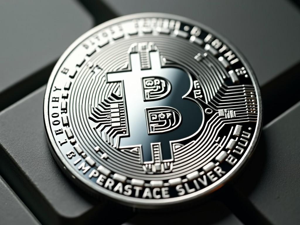 1024x768 silver coin Image generated