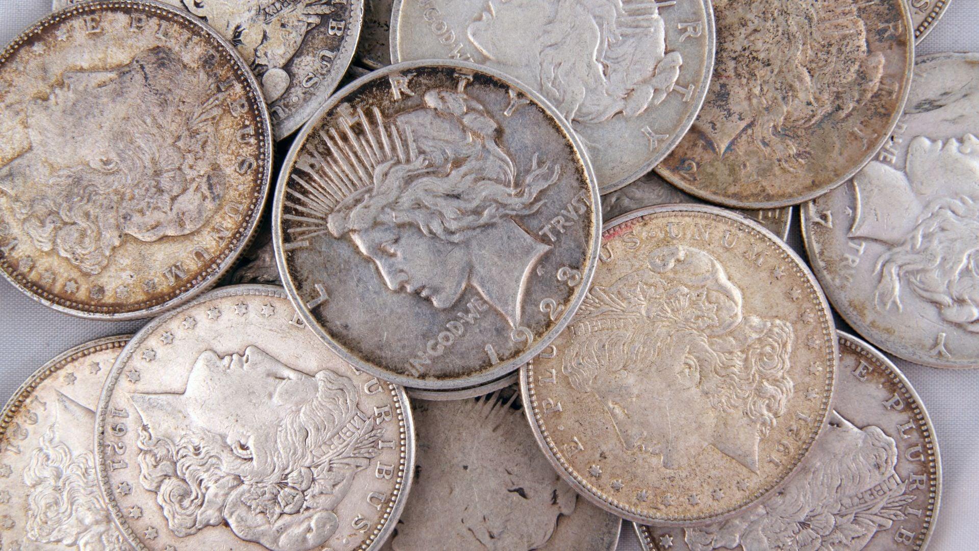 1920x1080 Silver Coins